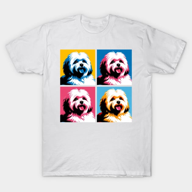 Coton de Tulear Pop Art - Dog Lovers T-Shirt by PawPopArt